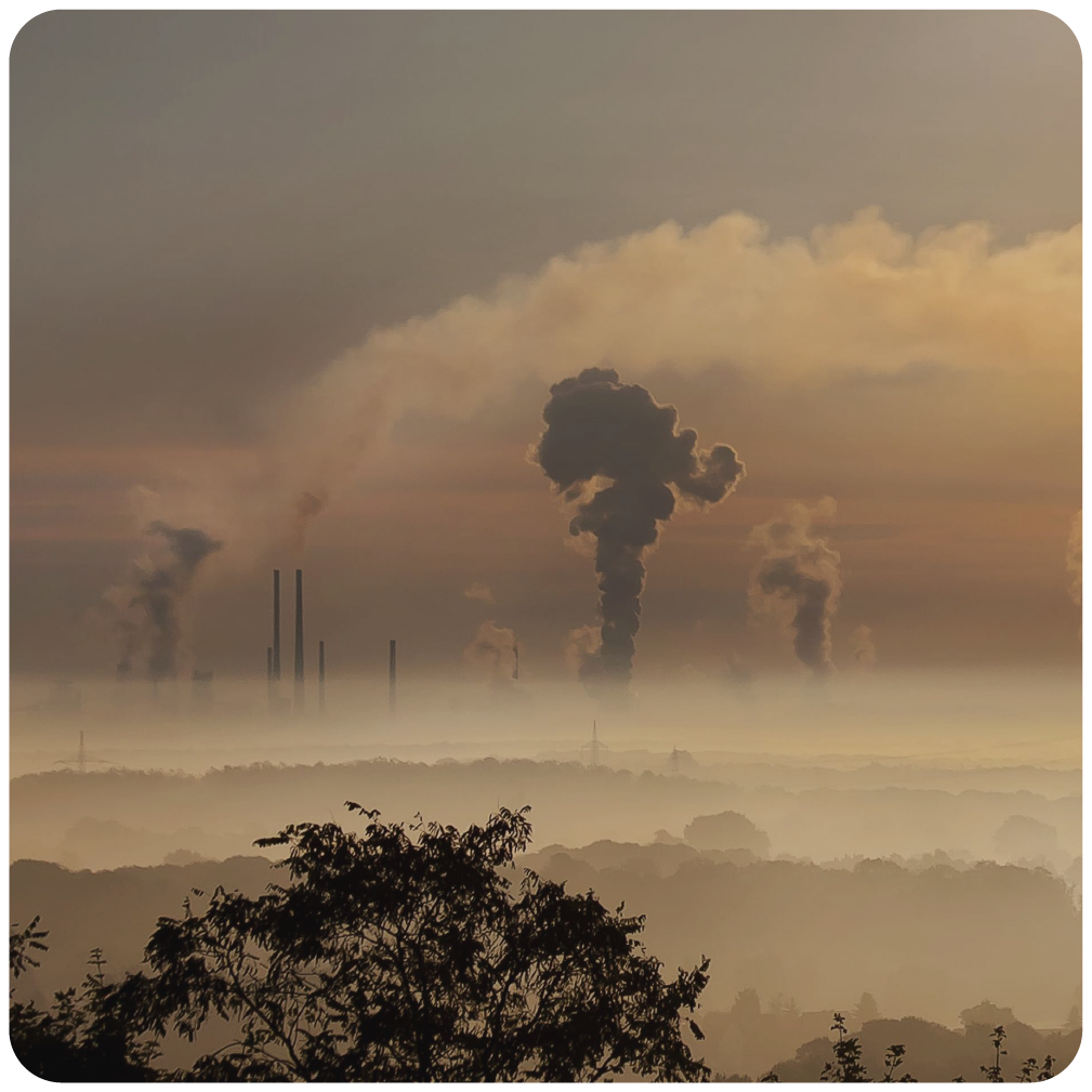smog nad městem